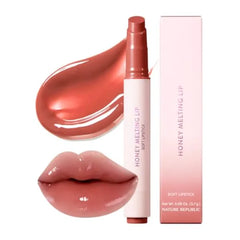 Nature Republic Honey Melting Lip, Soft Lip Stick, Hydrating Gloss, Moisturizing Balms, Sheer Tint, Shine & Nude, Glowy Finish, Korean Make Up