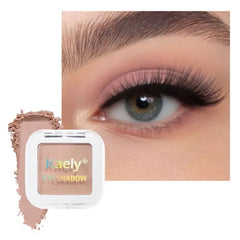 Kaely Single Eyeshadow Makeup, Neutral Powder Eye Shadow Palette, Waterproof, Long Lasting Neutral Powder Mini Eyeshadow - 0.04 Ounce (Pack of 1)