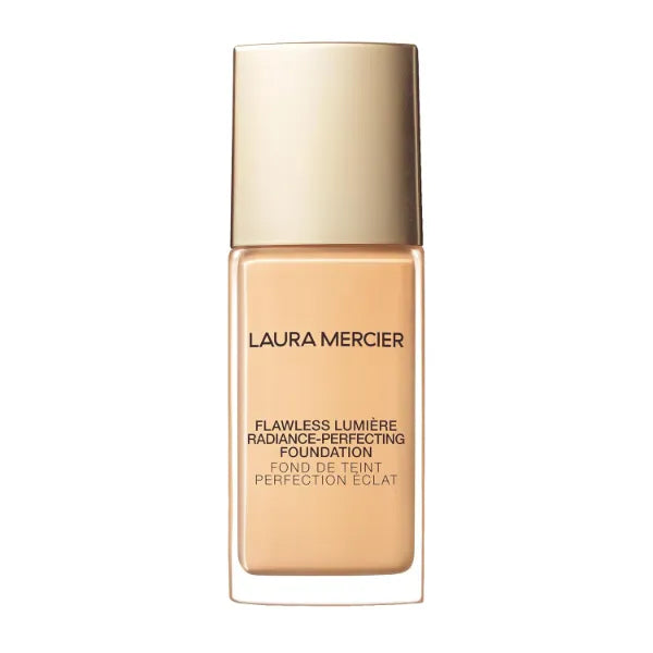 Laura Mercier Flawless Lumiere Foundation, 15HR Hydration, Medium to Full Coverage, Improves the Look of Dull and Dry Skin, Luminous Finish, Non-Comedogenic, Vitamin C Infused