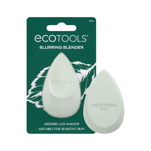 EcoTools Blurring Blender Makeup Sponge, Makeup Blender Sponge For Blurred Skin, For Liquid & Cream Foundation, Cloud Coverage Memory Foam, Eco Friendly & Latex Free, Cruelty-Free & Vegan