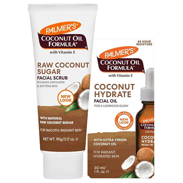Palmer’s Coconut Oil Formula Coconut Sugar Facial Scrub with Chamomile – Gentle Exfoliating Face Scrub, 3.17 oz
