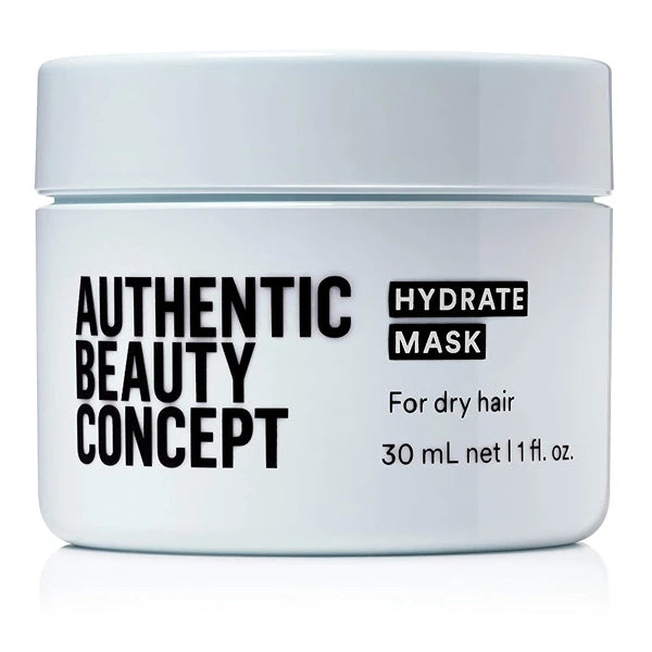 Authentic Beauty Concept Hydrate Mask | Normal To Dry or Curly Hair | Add Moisture & Shine | Vegan & Cruelty-free | Silicone-free