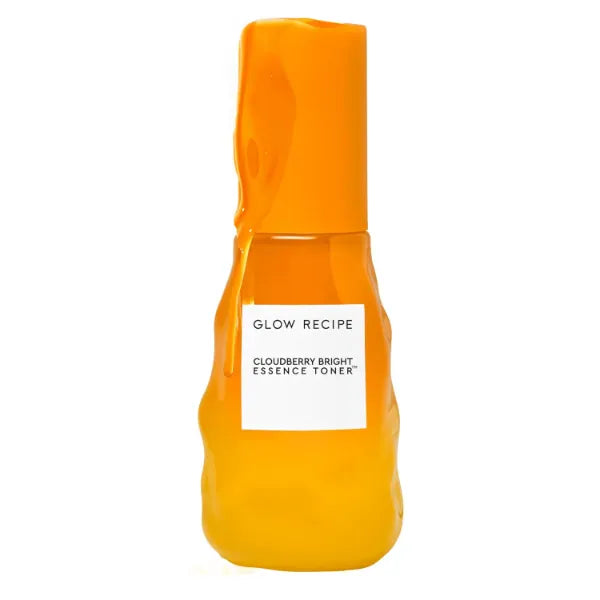 Glow Recipe Travel Size Cloudberry Brightening Toner + Essence Skincare-CoQ10 Face Toner to Strengthen Skin Barrier+Hydrating Rice Water, Vitamin C, E & 5% Glycerin to Soften & Even Skin Tone