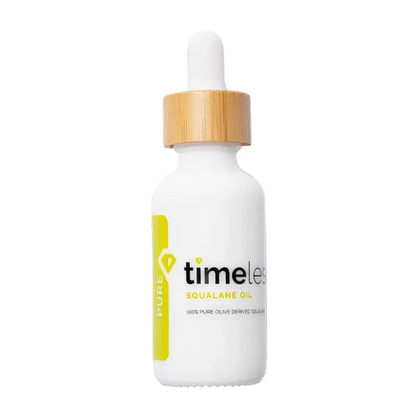 Timeless Skin Care Squalane Oil 100% Pure - Plant-Based Face Oil - Fragrance-Free - For Dry Skin - Moisturizing