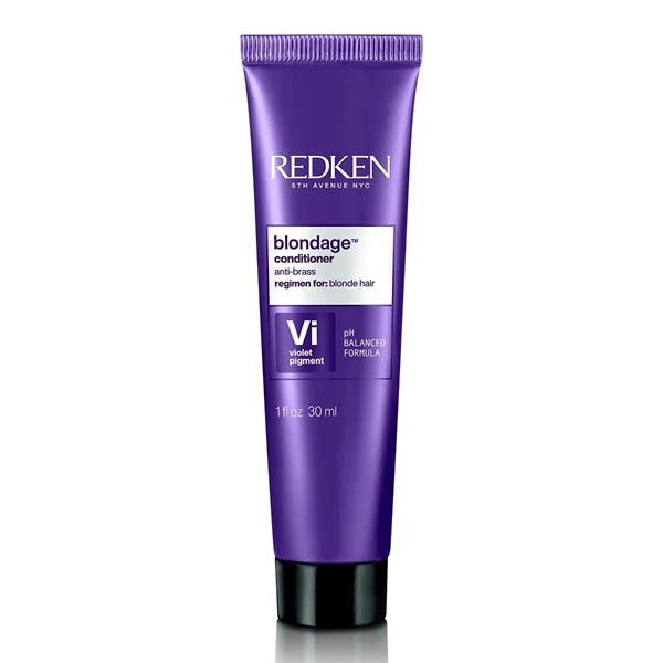 Redken Blondage Color Depositing Purple Conditioner For Blonde Hair - Tones & Moisturizes Brassy Hair, 1, 10.1 & 33.8 FL OZ