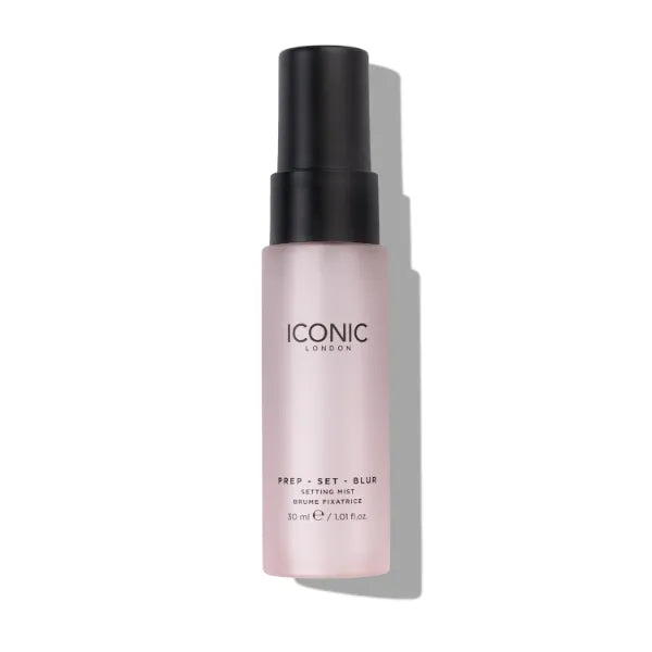 ICONIC LONDON Prep Set Blur Setting Spray | Makeup Fixing Spray, Blurs Imperfections and Gives Skin a Radiant Glow, Vegan Makeup