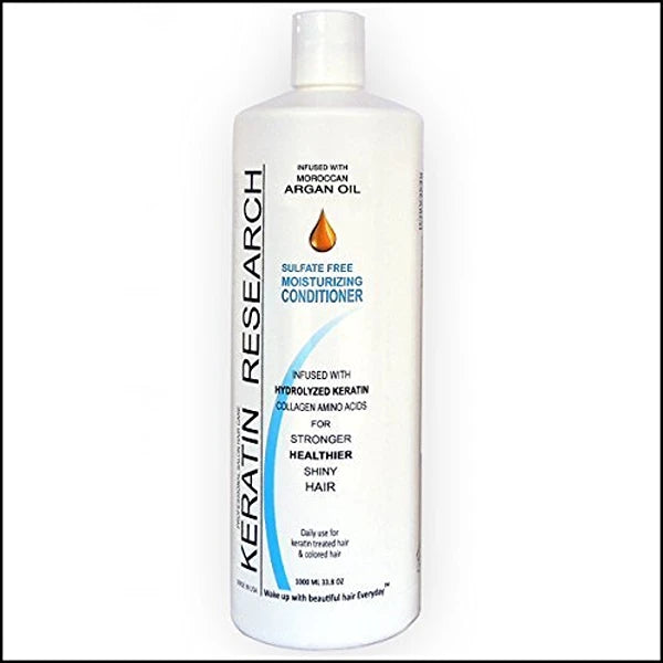 KERATIN RESEARCH Natural Argan Oil Infused Sulfate Free Shampoo Value Size for Keratin Treatments, Maintenance After Care, post treatment shampoo
