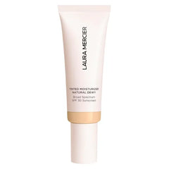 Laura Mercier Tinted Moisturizer Natural Dewy with SPF 30: 24HR+ Hydration, Long Lasting, Sheer to Light, Buildable Coverage, Dewy Finish, Improve Skin Tone and Texture, Skin Tint, 1.5 Ounce (Full Size)