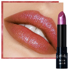 Kaely Glitter Metallic Lipstick Makeup, Shimmer Metallic Lipsticks for Women, High Pigmented Lip Gloss Long Lasting Waterproof Smudge Proof, Vegan & Cruelty-Free