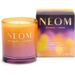 NEOM Cosy Nights Candle | Sandalwood, Frankincense & Nutmeg I 100% Naturally derived Wax I 100% Natural fragrances I Relaxing