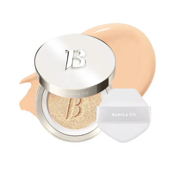 BANILA CO Covericious Cover Cushion Long Wear Matte,Pore Blurring & Seamless Finish Up to 100HR Long Wear Matte Foundation 20 Inclusive Shades Korean Cushion Foundation