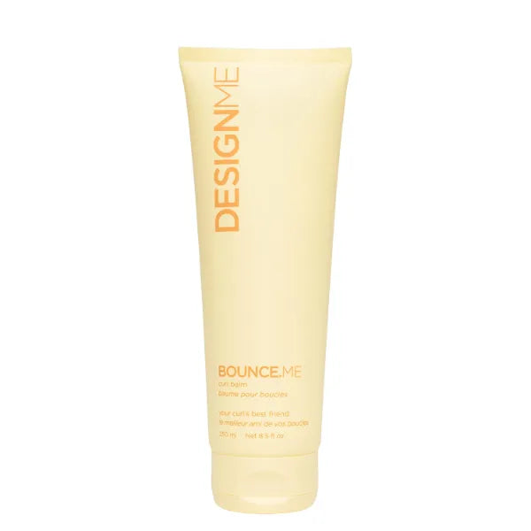 DESIGNME BOUNCE.ME Curl Balm and Cream for Curly Hair with Nourishing Argan Oil | Wave, Coil, and Curl Defining Cream | Sulfate Free and Paraben Free (8.5 Fl Oz)