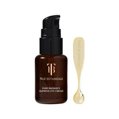 True Botanicals Pure Radiance Supreme Eye Cream Firming, Brightening Anti Aging Eye Cream with Hydroxysome Adenosine, Vitamin C & Polyglutamic Acid, 0.5 oz