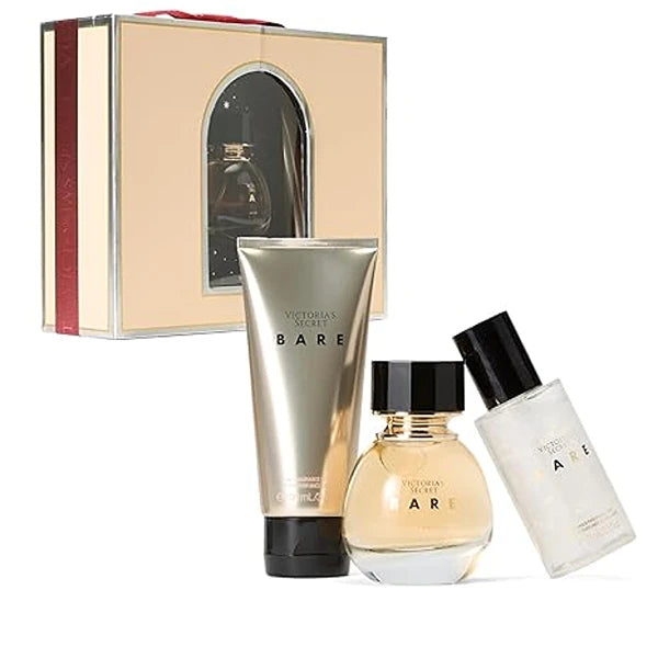 Victoria's Secret Bare 3 Piece Luxe Fragrance Gift Set