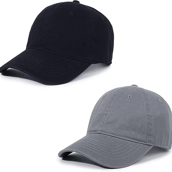 Unisex Cotton Baseball Cap Plain Blank Dad Hat Adjustable Vintage Solid Hat