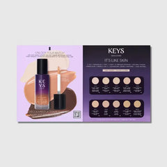 Keys Soulcare It's Like Skin 2-in-1 Concealer + Tint Sample Card - Light Shades