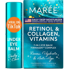 MAREE Under Eye Balm Stick with Retinol & Ceramide Complex - Facial Moisturizer for Dark Circles & Wrinkles - Under Eye Brightener Stick, Anti Wrinkle Hydrating Face Skincare, 0.35 Ounce
