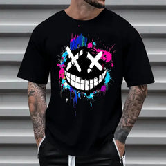 Nebwoak Mens Graphic T Shirts- Casual Short Sleeve Summer Fashion Funny Shirts