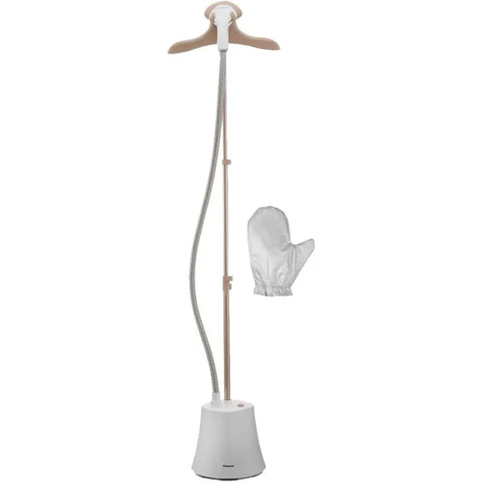 Panasonic 2000W Vertical Garment Steamer, Quick Care with Powerful Steam Upto 40g/min, 1.5X Wider Head, Large 1.5L Detachable Tank, Glove, NI-GSG060WTH, Ideal for Delicate Clothes, Long Garments Abaya