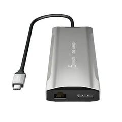 j5CREATE JCD397 USB-C Triple Monitor Dock, 4K@60Hz, 10Gbps Speed - Space Gray