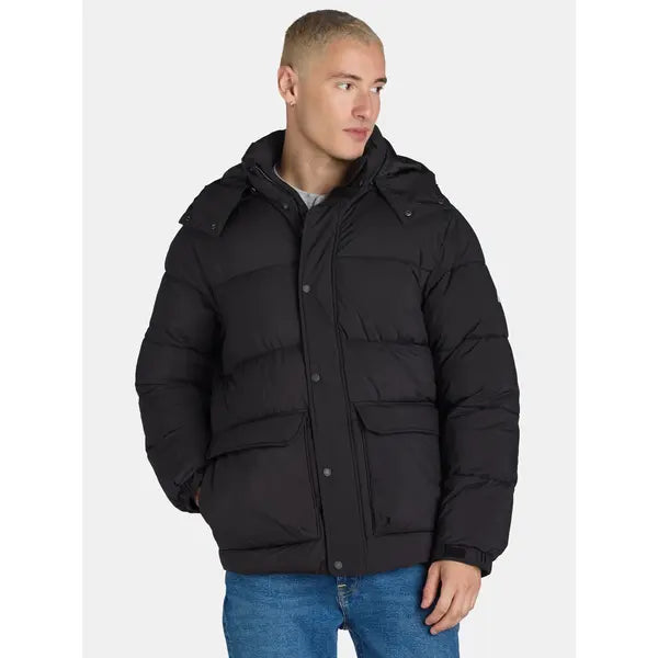 Ozark Trail Men's & Big Men's Puffer Jacket with Hood