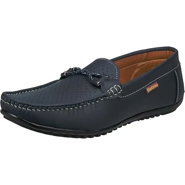 Centrino men's 9910-02 Leather Loafers Navy 43 EU