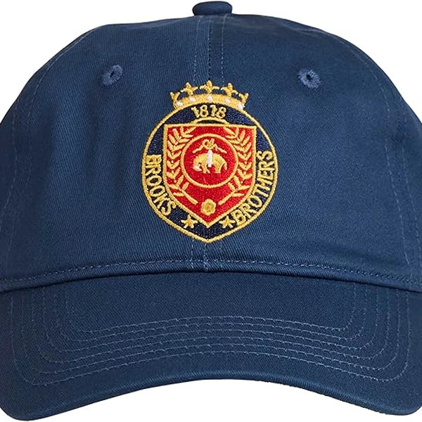 Brooks Brothers Men’s Classic 100% Cotton Twill Baseball Cap