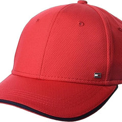 Tommy Hilfiger Men's Cotton Billy Adjustable Flap Baseball Cap