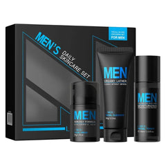 LAIKOU Men's Skin Care Set, Gifts for Men, Skincare Gift Set, Men Skincare with Facial Cream, Facial Cleanser, Facial Toner Father's Day Christmas Birthday Valentines for Him Dad Son Husband Boyfriend