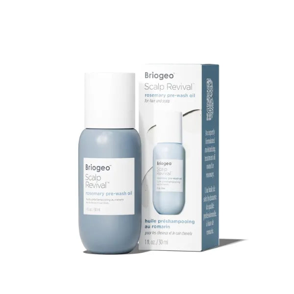 Briogeo Scalp Revival Rosemary Pre-Wash Oil, Hair and Scalp, Dry Scalp Treatment for Stronger and Longer Hair, Soothe Dry Scalp, Lipids and Vitamins, Deep Moisture, Vegan, Cruelty-Free