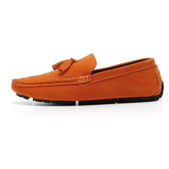 Men's Casual Loafers Slip On Leather Shoes Male Lightweight Driving Shoes Moccasins Classic Penny Loafer Flats Boat Shoes Outdoor Walking Shoes