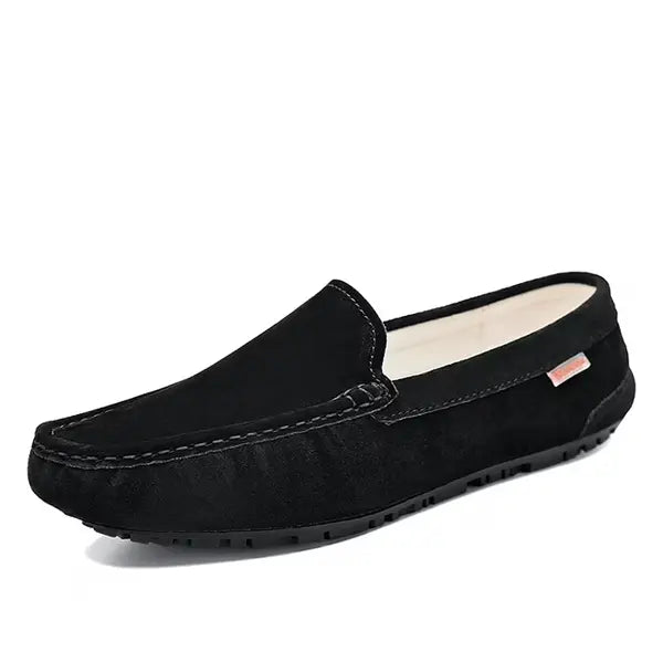 Men's Casual Loafers Slip On Leather Shoes Lightweight Driving Shoes Moccasins Classic Penny Loafer Flats Boat Shoes Big Size
