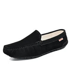 Men's Casual Loafers Slip On Leather Shoes Lightweight Driving Shoes Moccasins Classic Penny Loafer Flats Boat Shoes Big Size