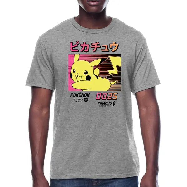 Pokemon, Mens Apparel Graphic T-Shirt