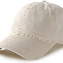 FURTALK Unisex Vintage Washed Unstructured Baseball Cap Washed Cotton Adjustable Dad Hat