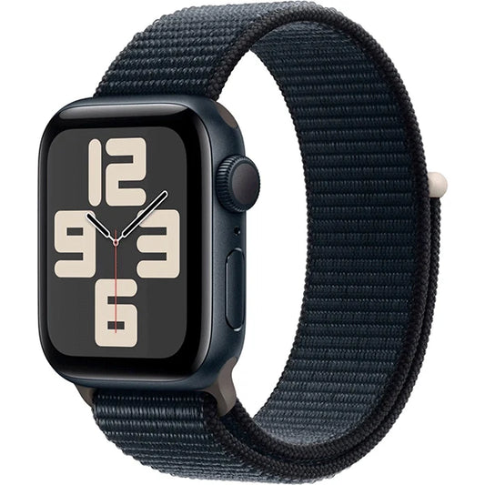 Apple Se 2nd Gen (2023) 40MM Smart Watch Aluminum Case with Sport Loop (GPS Only) – Midnight