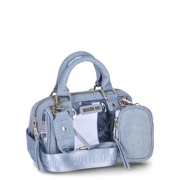 Madden NYC Women’s Clear Barrel Bag