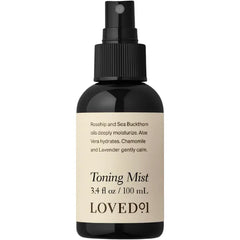 Loved01 Face & Body Toning Mist, John Legend Skincare, Hydrating & Soothing Toner, Moisturizing Post-Shave Spray, Alcohol-Free, with Witch Hazel, Jojoba Oil, & Aloe Vera, 3.4 oz