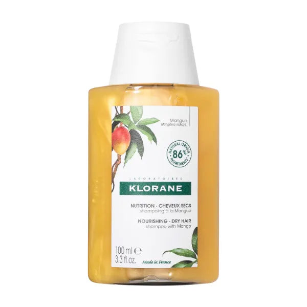 Klorane Nourishing Shampoo with Mango Butter, Nourishes hair without weighing it Down For Dry Hair
