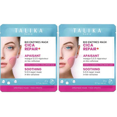 Talika Bio Enzymes Mask - Cica Repair+ Soothing Biocellulose Face Mask | Centella Asiatica & Allantoin for Calming Irritated Skin | Deeply Hydrates, Repairs & Strengthens Skin Barrier