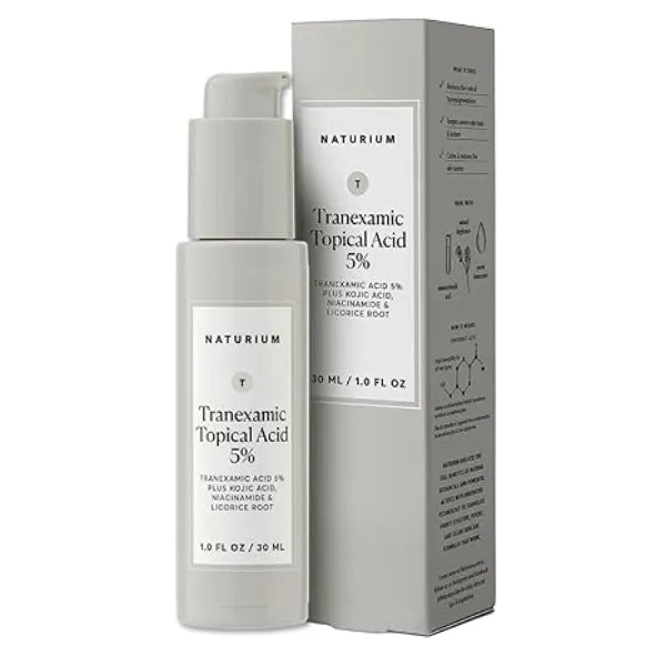 Naturium Tranexamic Topical Acid 5%, Face & Skin Care, with Kojic Acid, Niacinamide & Licorice Root