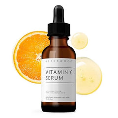 Asterwood Vitamin C Face Serum with Hyaluronic Acid Smoothing, Hydrating, Stimulates Collagen Production Fragrance Free