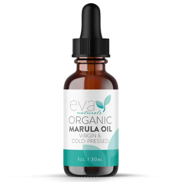 Eva Naturals Marula Oil – 100% Pure Cold Pressed Oil for Face, Hair, Skin & Body – Lightweight Facial & Massage Serum – Moisturizer for Aging Care, Gua Sha & Beard Use
