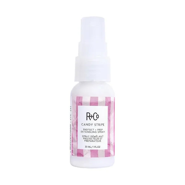 R+Co Candy Stripe Protect + Prep Detangling Spray