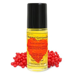 Eclectic Lady Red Hot Cinnamon Perfume Oil, Portable Roll On Fragrance with Long Lasting Scent, Delightful Essential Oils and Jojoba Oil For Daily Use