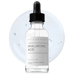 Asterwood Hyaluronic Acid Serum for Face Plumping, Anti Aging, Hydrating Fragrance Free