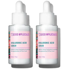 Good Molecules Hyaluronic Acid Serum 1% Hyaluronic Acid Non greasy Ultra Hydrating Serum, Facial Moisturizer for Plumper Skin, Skin Care for Face