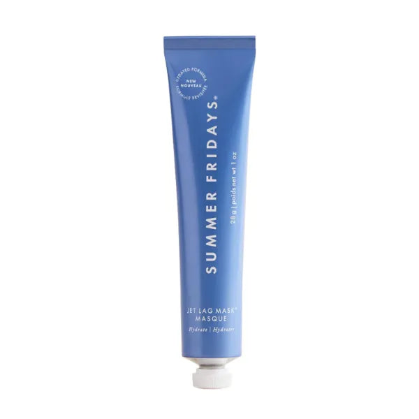 Summer Fridays Jet Lag Mask Mini - Hydrating Face Moisturizer + Mask - Enriched with Hyaluronic Acid, Niacinamide, Glycerin + Antioxidants Helps Nourish Skin for a Renewed + Radiant Complexion