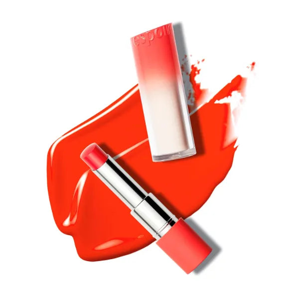 Espoir Lipstick Nowear Balming Glow | Lightweight Moisturizing Lip | Long-Lasting Vibrant Color | Non-Sticky Softness for Chapped Lip Balm | Vegan Cruelty-Free | Korean Lip Makeup - 0.1oz