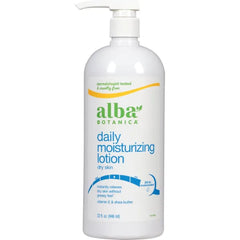 Alba Botanica Hydrating Moisturizing Lotion for Dry Skin, Sensitive Skin, with Vitamin E, Coconut Oil and Shea Butter, 32 Oz